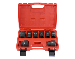 Набор ударных головок 3/4" 8 пр., 6гр., 17-38 мм