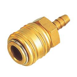 Пневморазъём металлический, ёлочка 8 мм