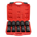 Набор ударных глубоких головок 1" 10 пр., 6гр., 24-46 мм