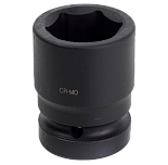 Головка торцевая ударная глубокая L=80мм, 1", 6гр., 24 мм