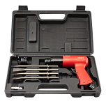 Пневмозубило 190 мм с комплектом насадок