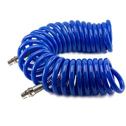 Шланг воздушный спиральный полиуретановый 8х12мм, 7,5 м