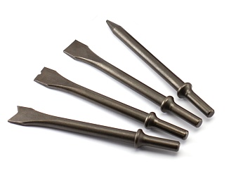 Набор насадок для пневмозубила RT-3502RK, 4 шт