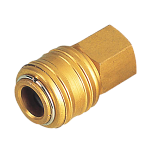 Пневморазъём металлический, резьба внутр. 1/4"