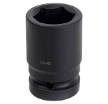 Головка торцевая ударная глубокая L=100мм, 1", 6гр., 32 мм