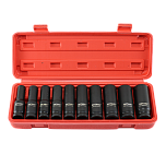 Набор ударных головок глубоких 1/2" 10пр. 10-24 мм